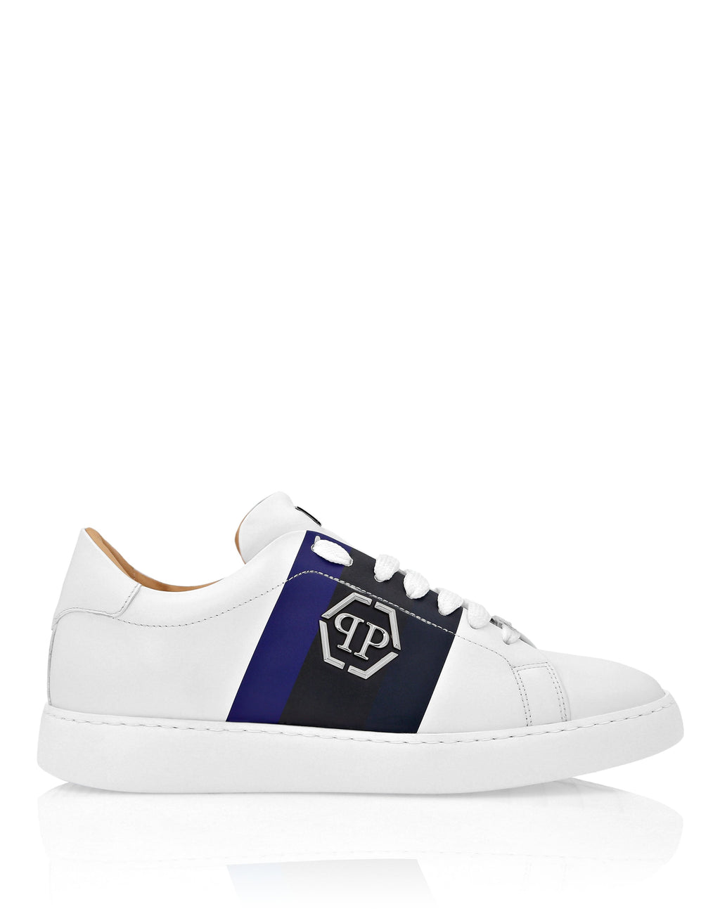 Leather Lo-Top Sneakers Hexagon
