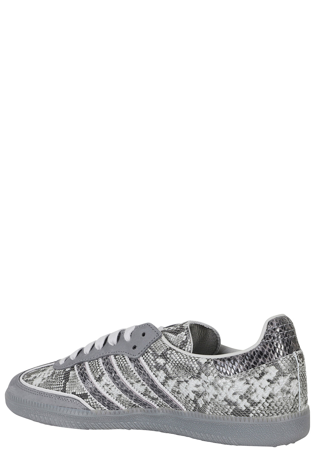 Gray Samba OG Snake Print Leather Sole Leather Sneakers