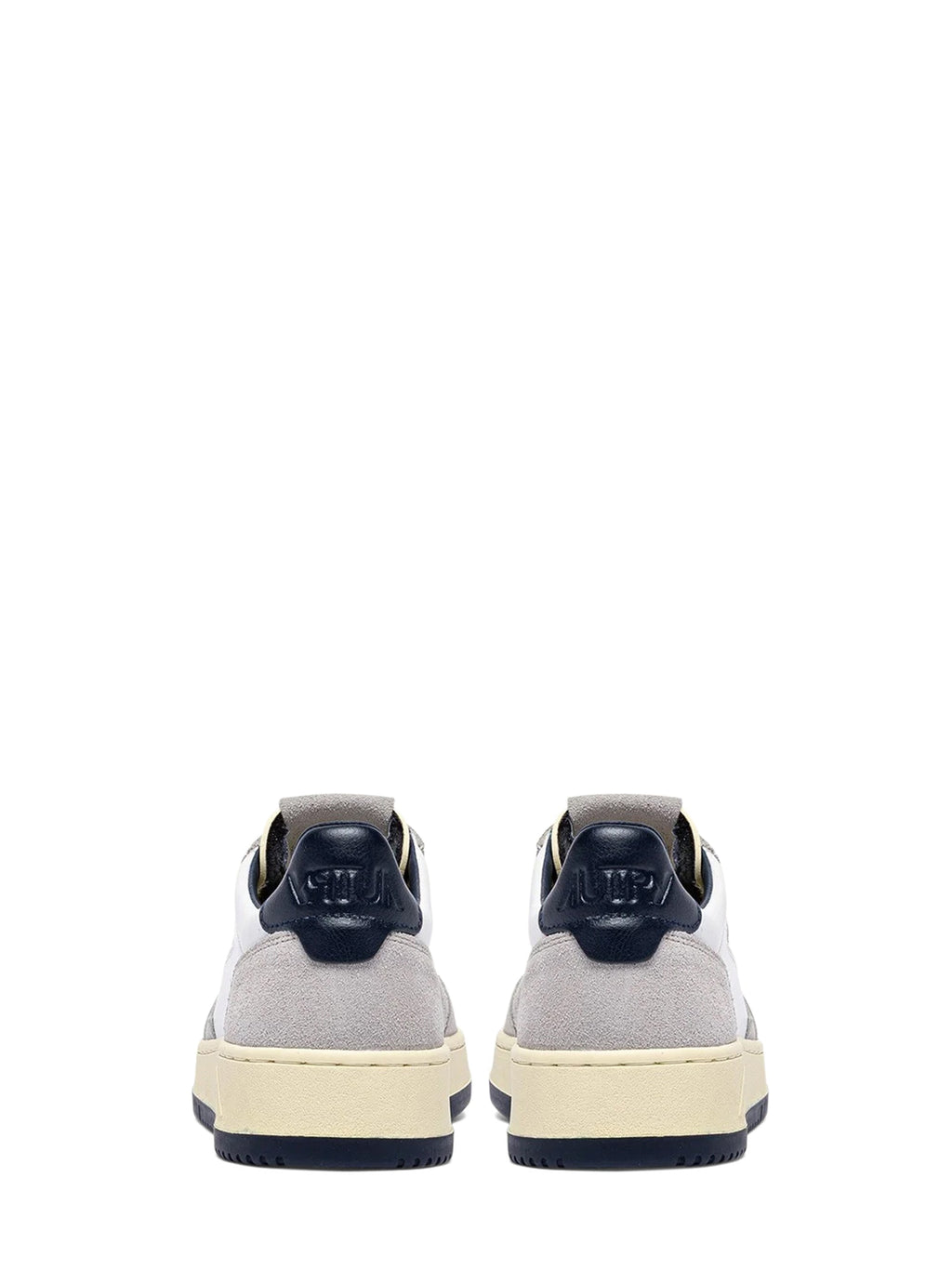 Low-top Sneakers with Leather and Suede Accents
