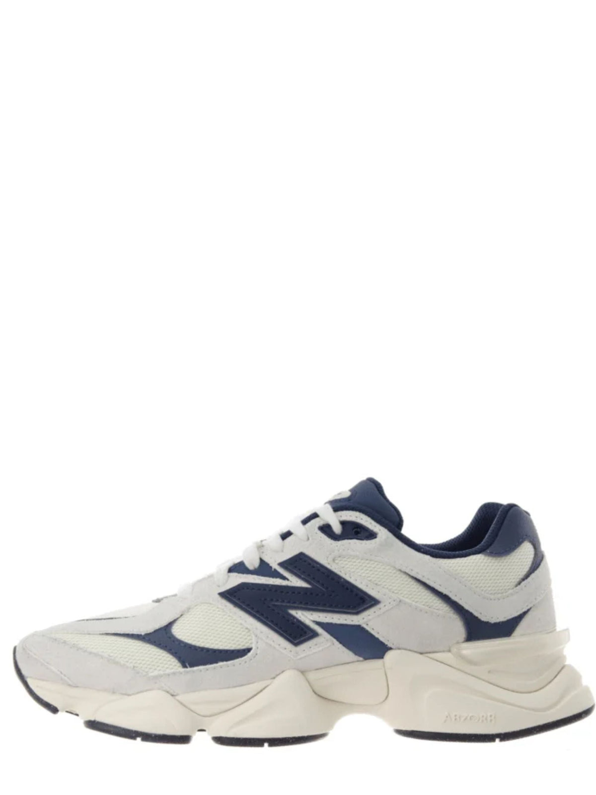Blue 9060 Leather Mesh-Blend Sneakers