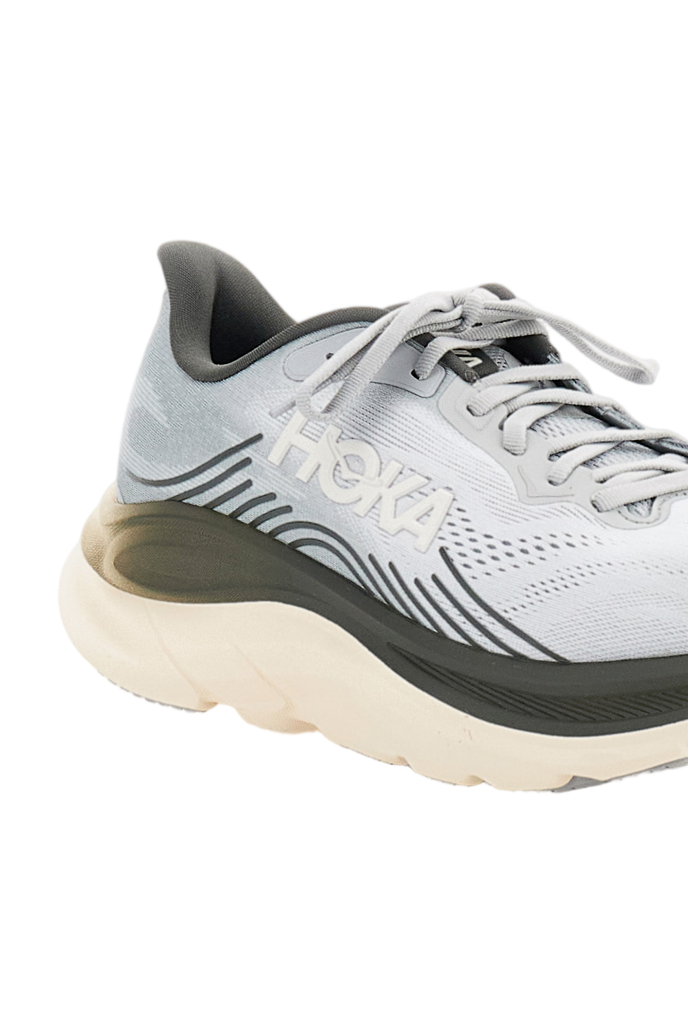 Grey Clifton 11 Mesh Low-Top Sneakers