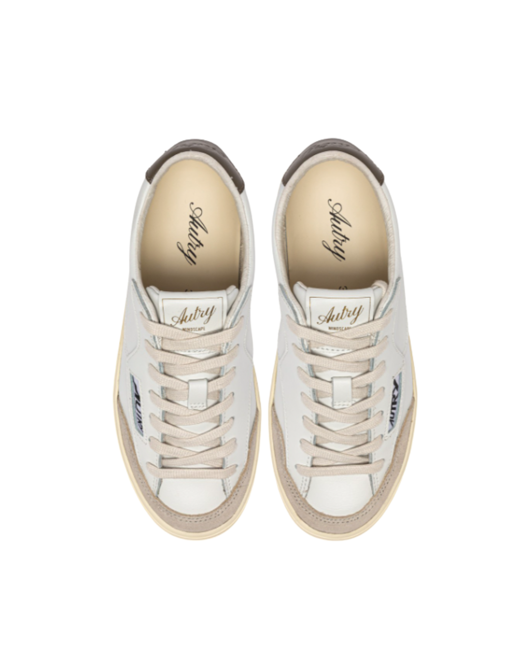 Leather Suede Low-Top Sneakers