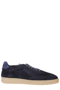 Blue Akira Amalfi Suede Low-Top Sneakers