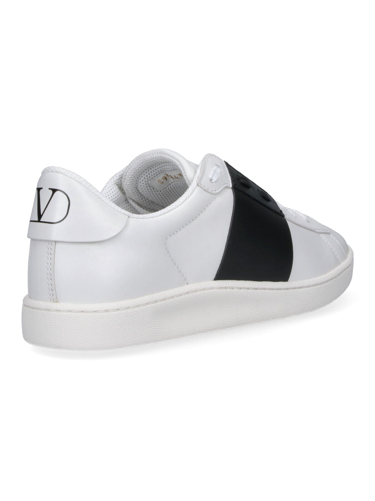 Low-Top Sneakers with Bold Black Midfoot Band