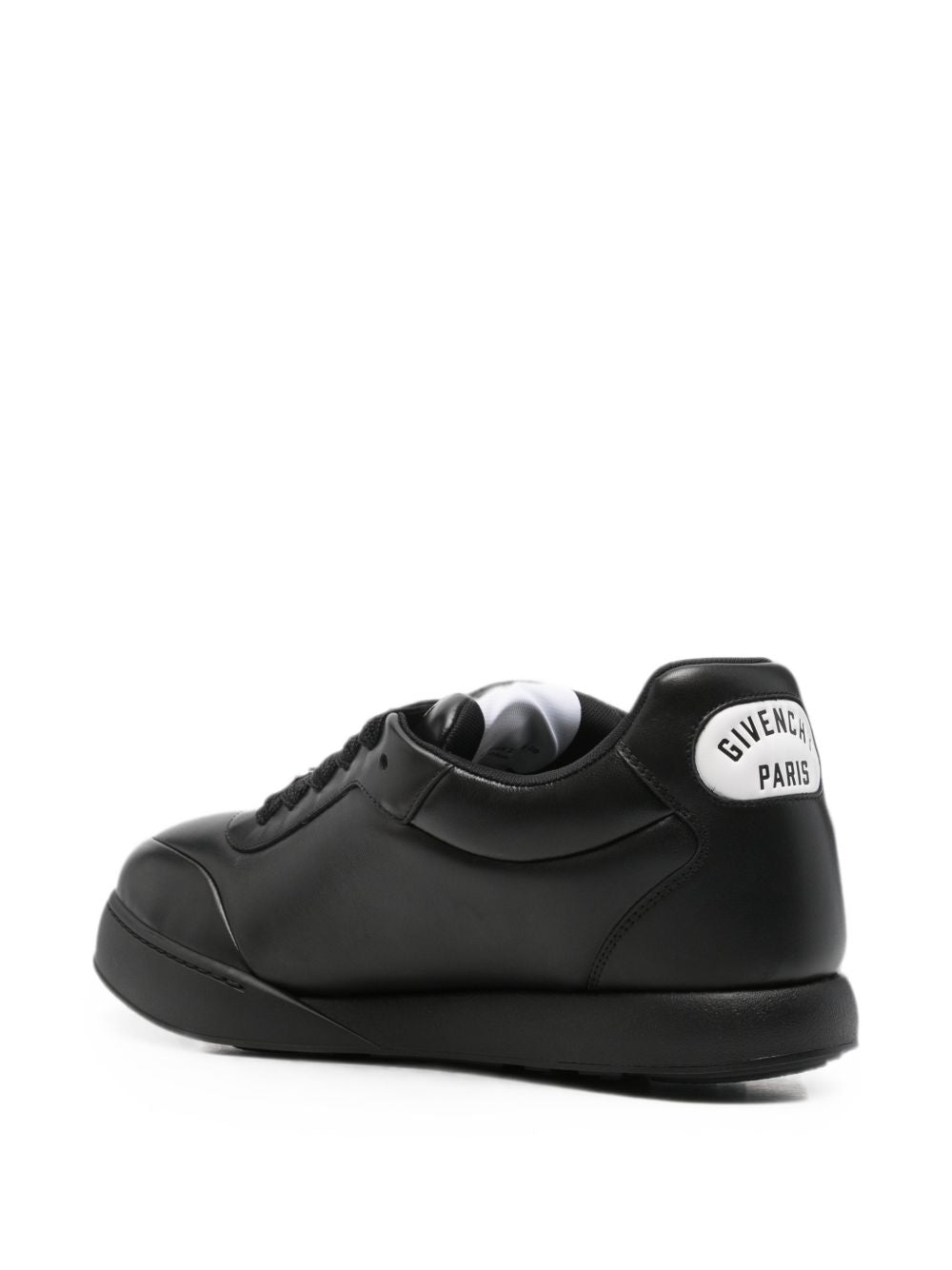 Black Streamlined Minimalist Sneakers