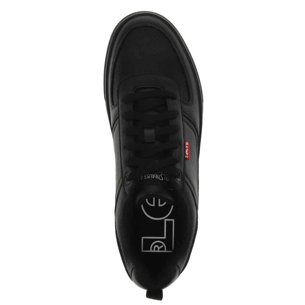 Levi's Mens Liam Lo Synthetic Leather Casual Lace Up Sneaker Shoe