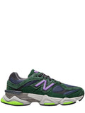 Green 9060 Leather Mesh-Blend Sneakers