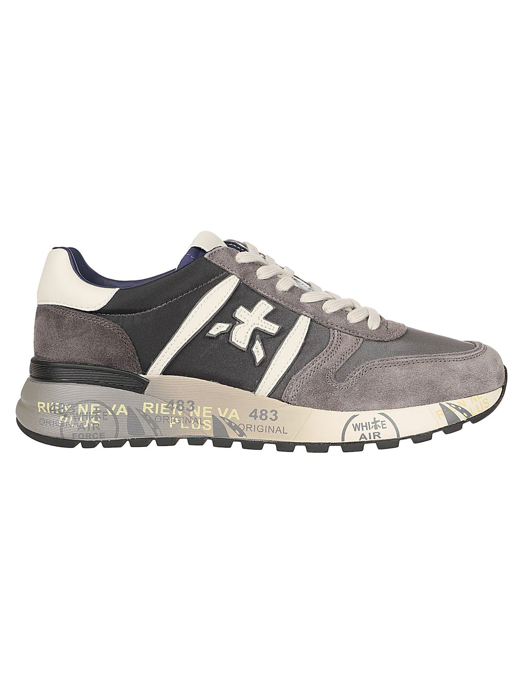 Lander Polyamide-Blend Leather Sneakers