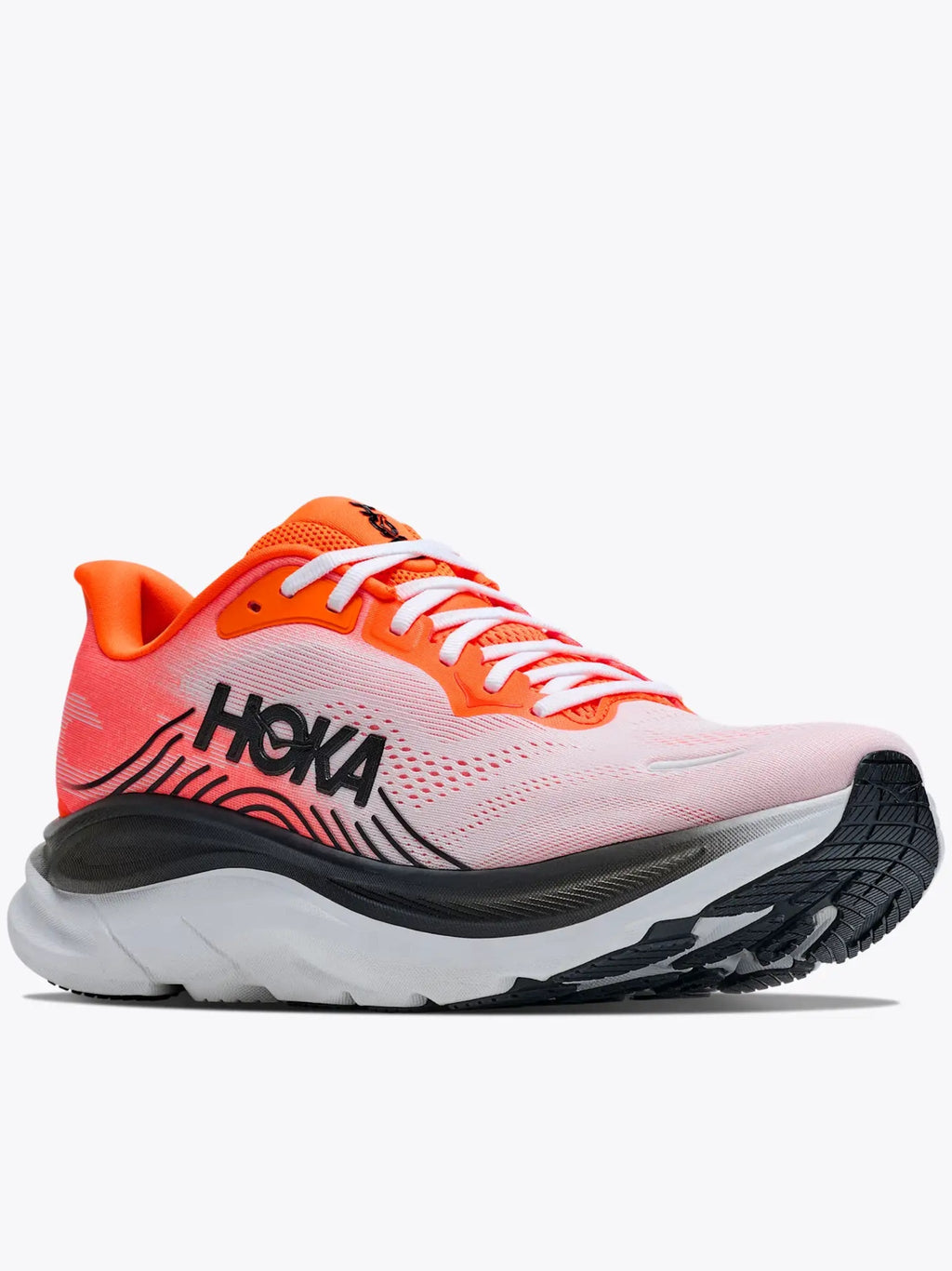 Gradient Mesh Sneakers with Cushioned Sole and Textured Outsole