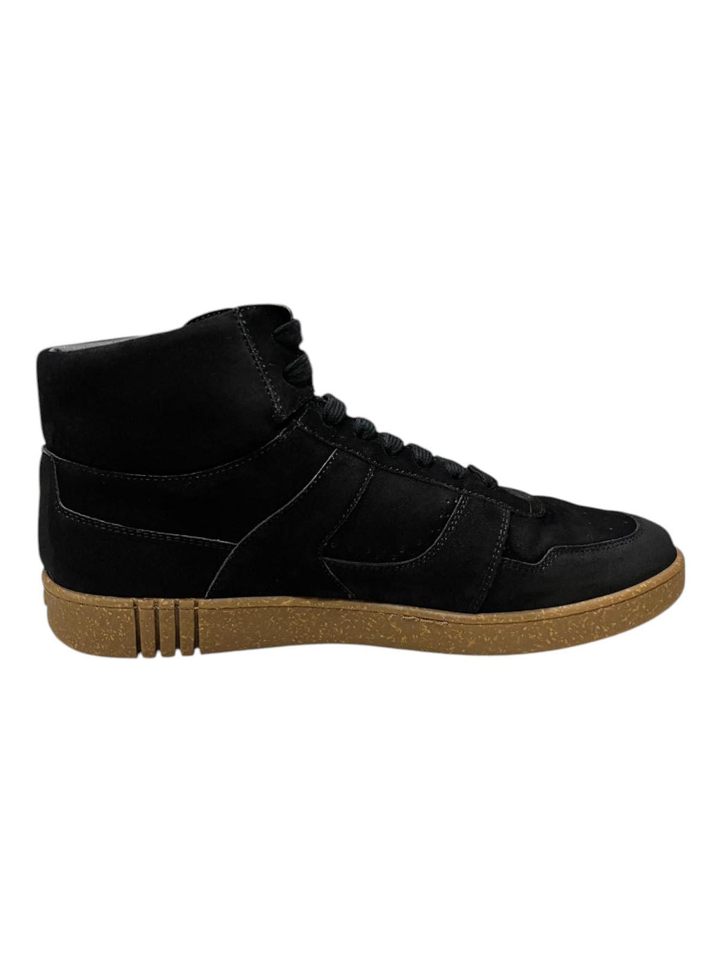 Bally Wiggles 6303810 Men's Black Calf Suede High Top Sneakers