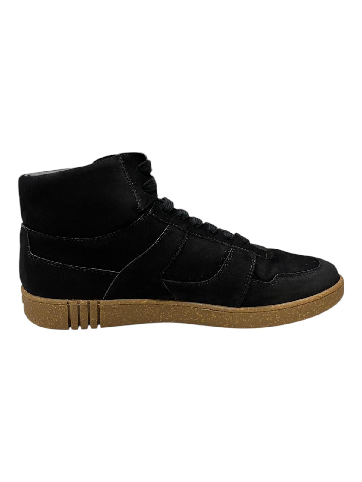 Bally Wiggles 6303810 Men's Black Calf Suede High Top Sneakers