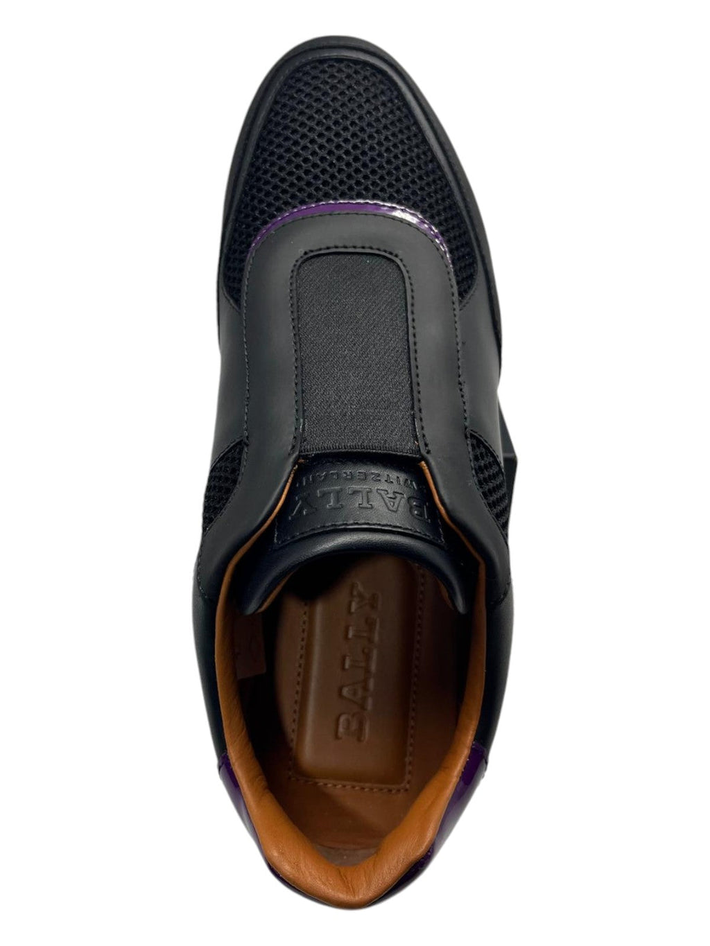 Bally Asmund 6217402 Men's Black Leather/Fabric Sneakers
