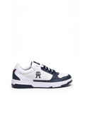 Blue Leather Suede Sneakers