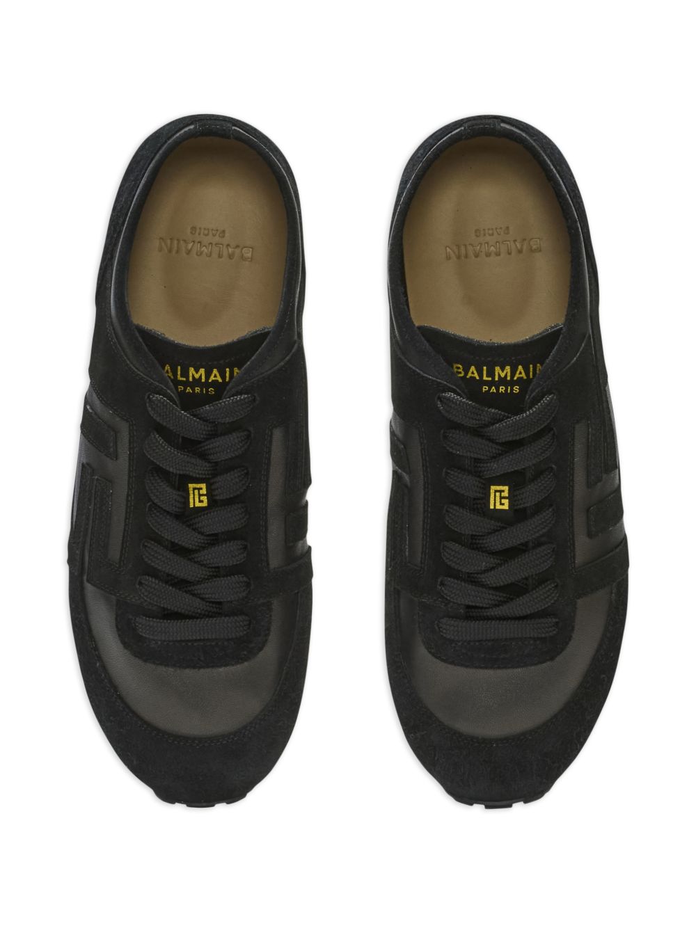 Low-Profile Lace-Up Rubber Sole Sneakers