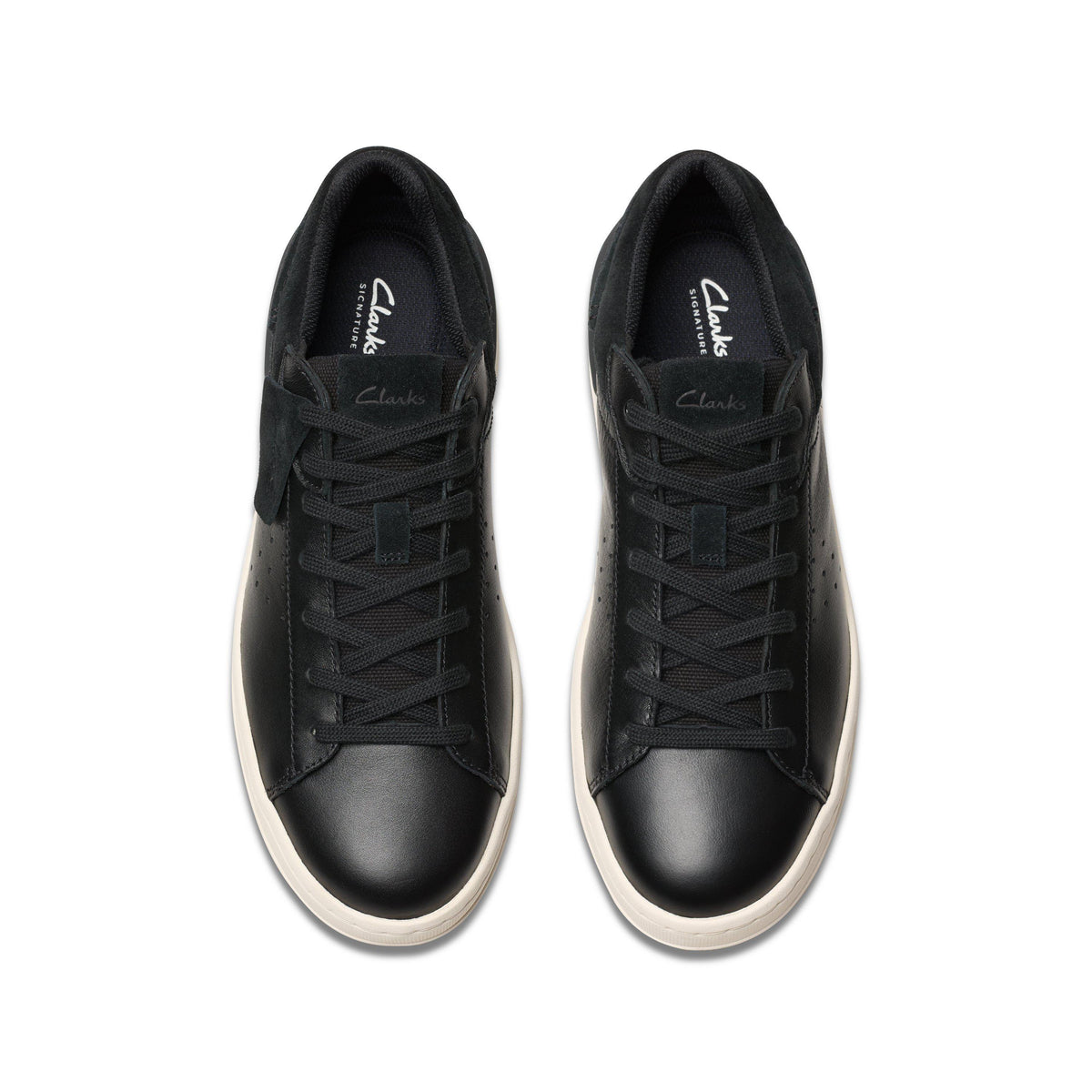 Clarks Courtlite2 Run in Black Leather