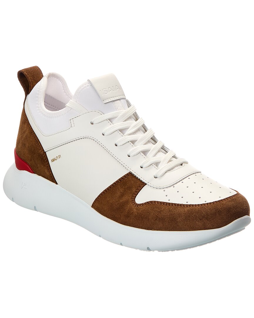 ISAIA Amalfi Leather Sneaker