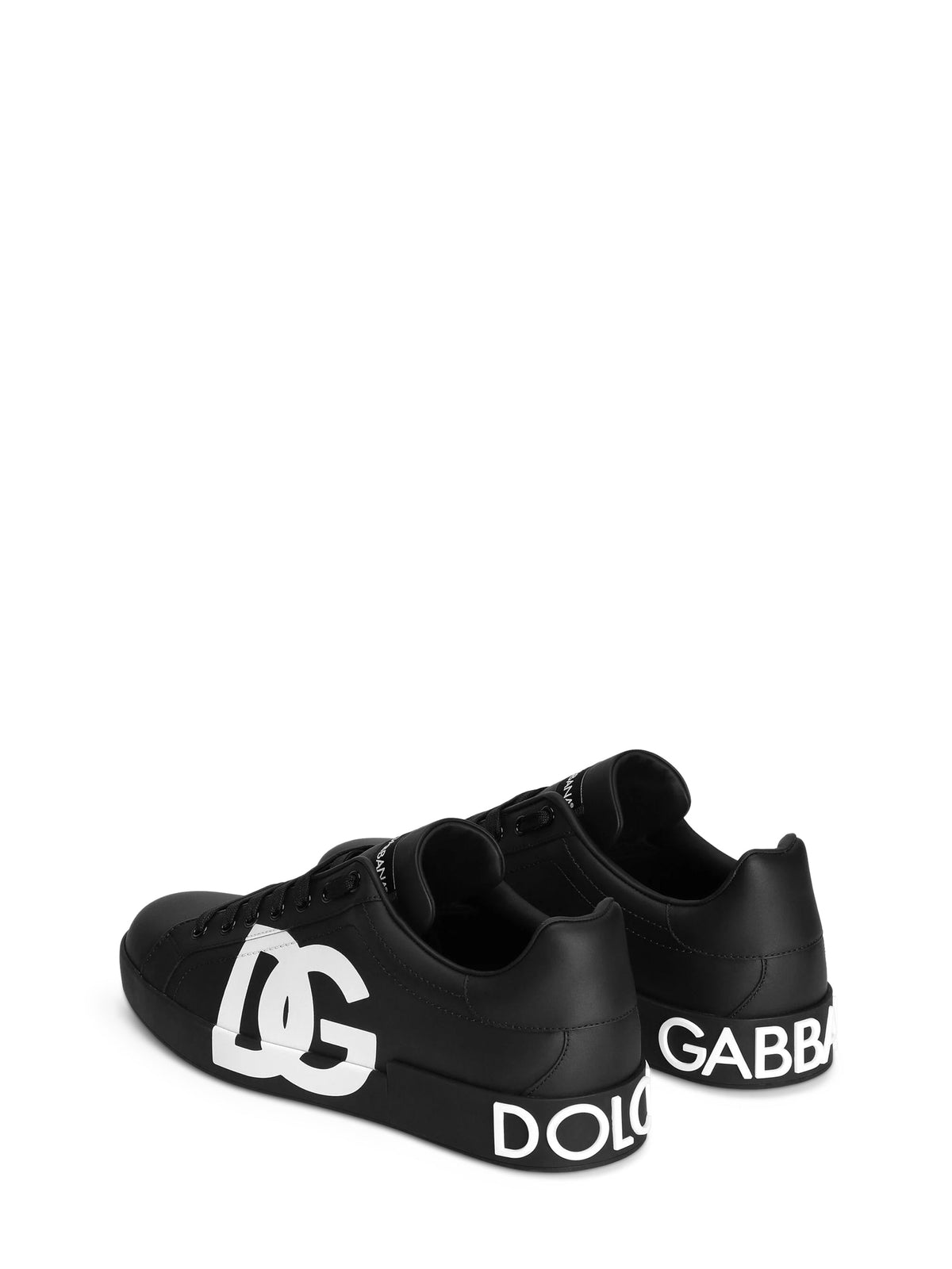 Low-Top Sneakers With Bold Branding And Smooth Finish