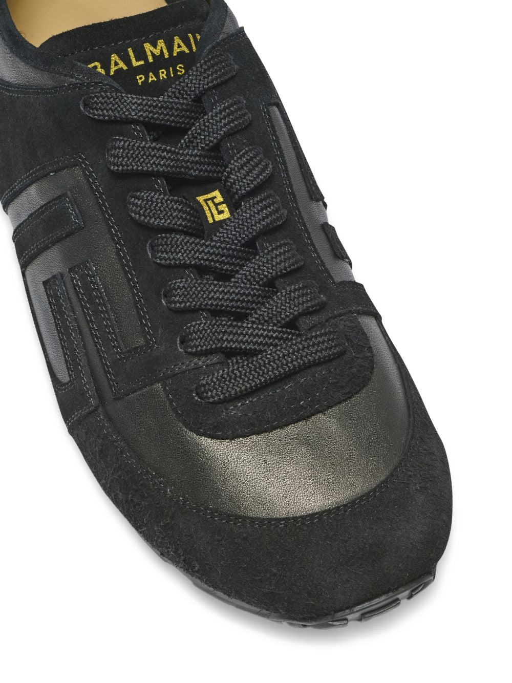 Low-Profile Lace-Up Rubber Sole Sneakers
