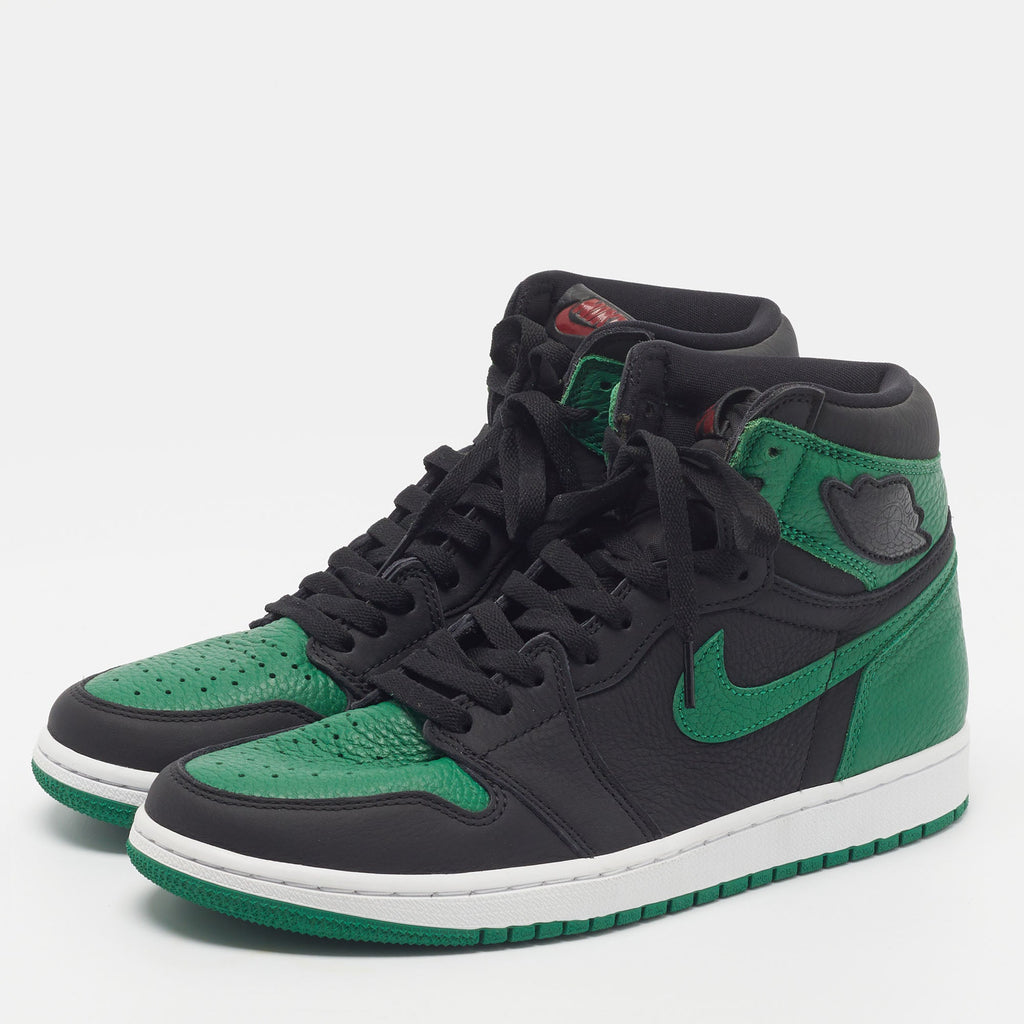 Air Jordans Jordan 1 Retro Pine Green Black