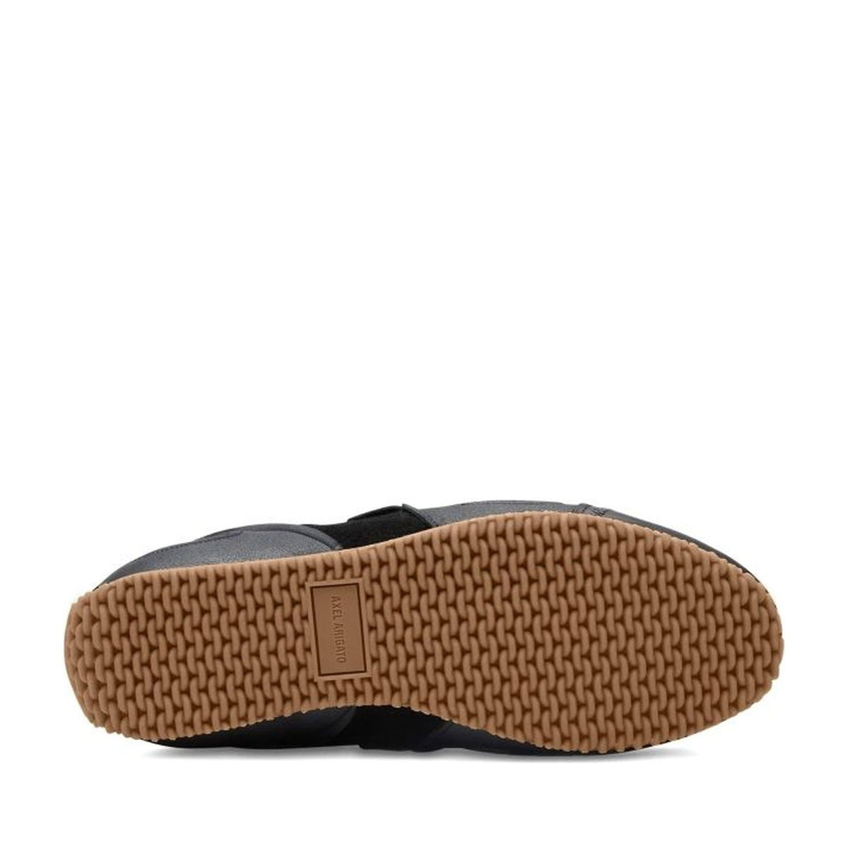 Black Slow Runner Layered Panel Padded Collar Sneakers