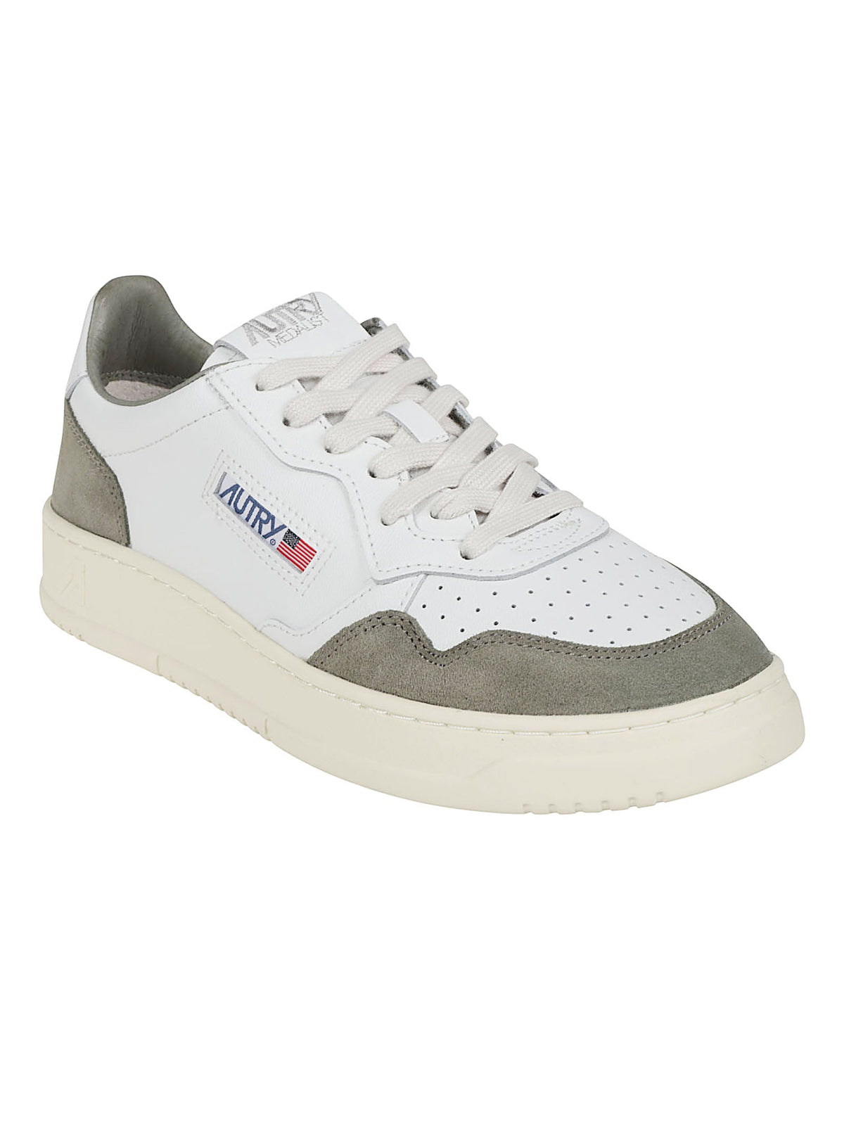 Medalist Low Leather-Suede Low-Top Sneakers