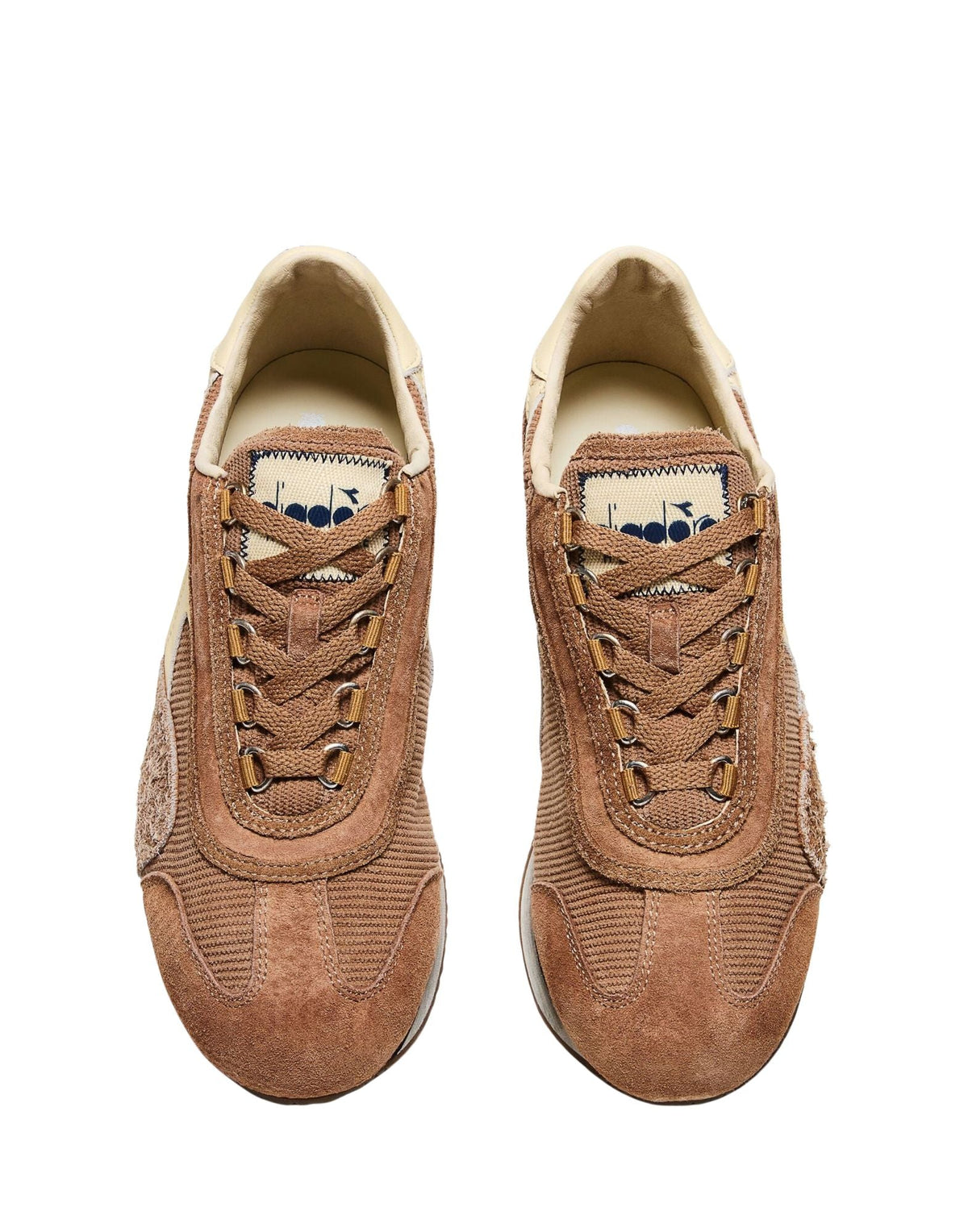 Brown Leopard Equipe Corduroy Sw Suede Low-Top Sneakers