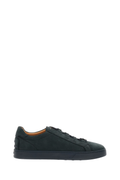 Blue Nabuk Velvet Calfskin Nubuck Sneakers