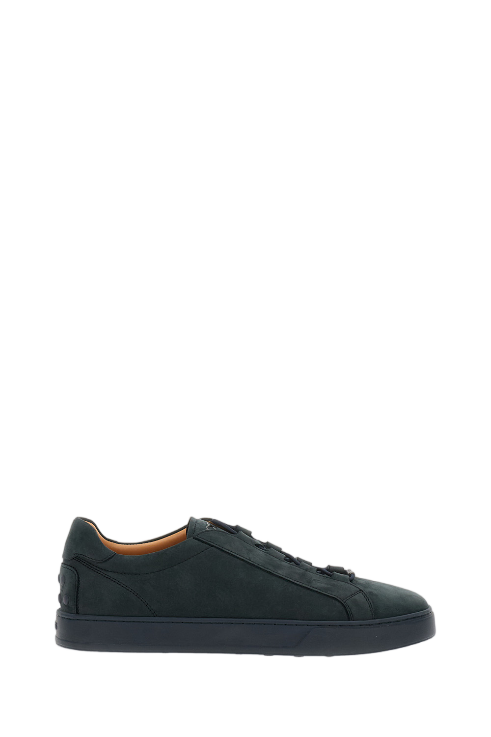 Blue Nabuk Velvet Calfskin Nubuck Sneakers