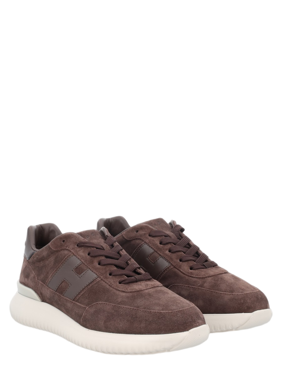 Interactive³ Sleek Suede Leather Sneakers