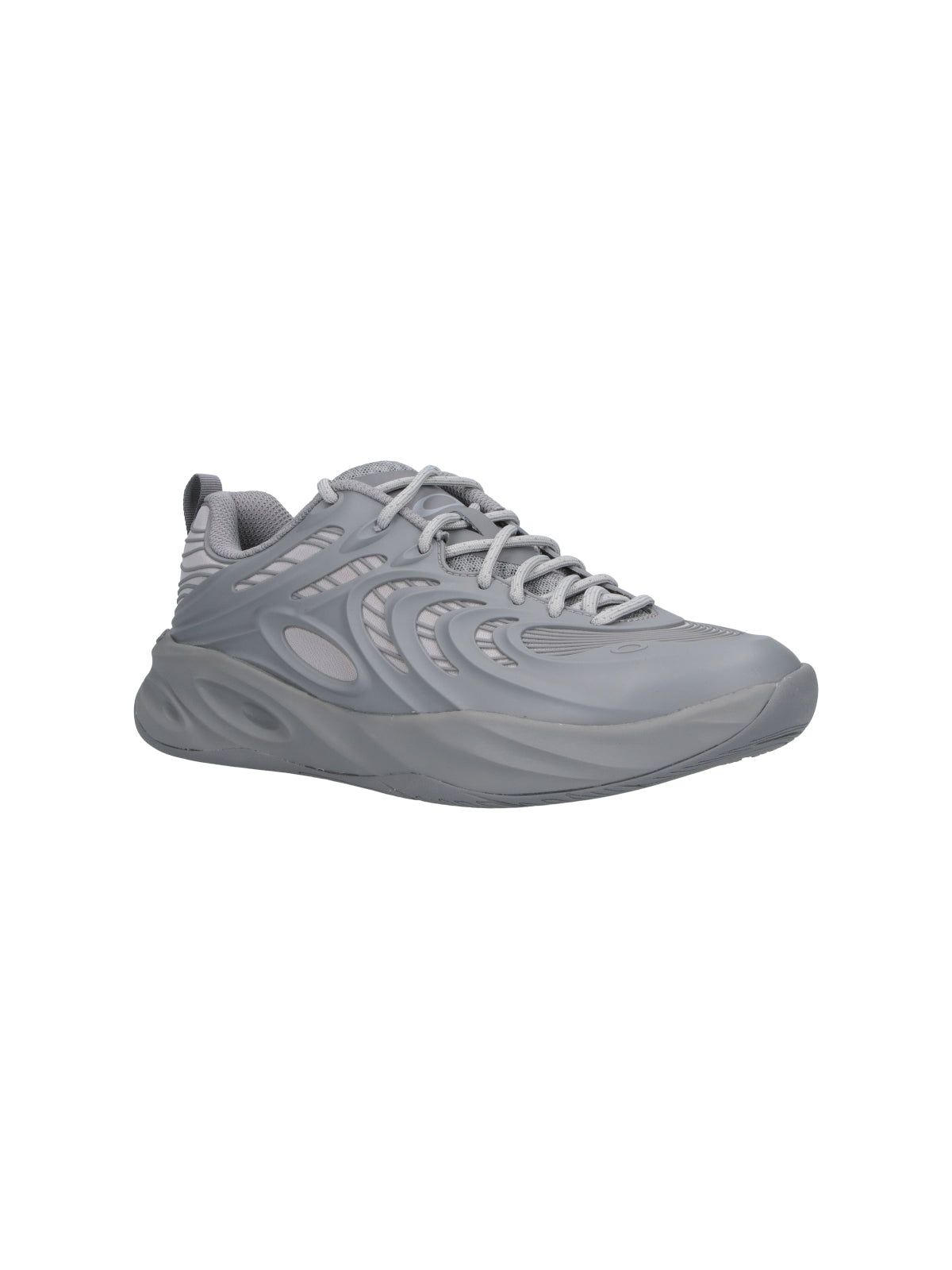 Gray Oakley Strike Fabric Sneakers