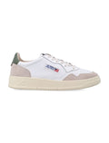 Low-Top Sneakers With Perforated Detailing And Suede Overlays