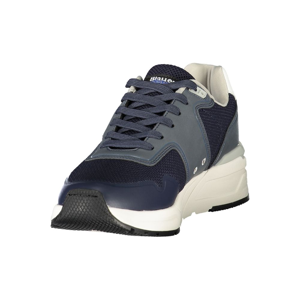 Blauer Polyester Men Men's Sneaker