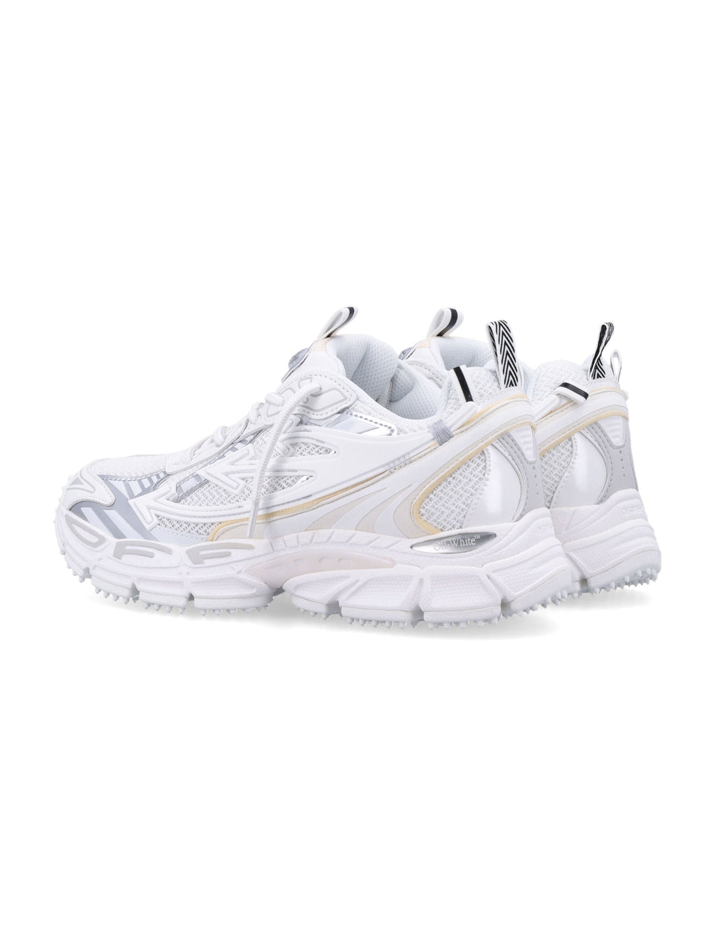 Beige Be Right Back Layered Textured Sneakers