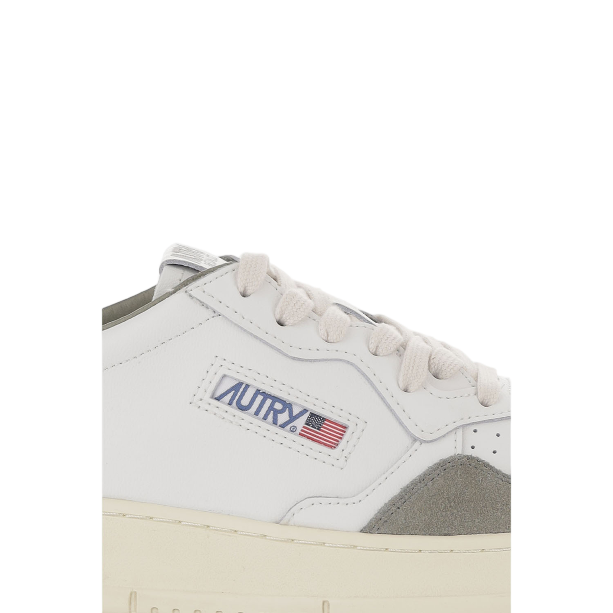 Medalist Low Leather Sneakers With Smooth And Suede Paneling