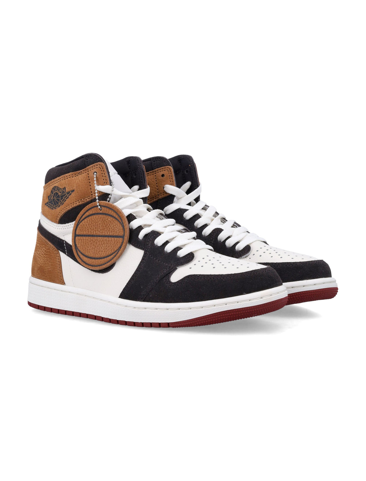 Air Jordan High-Top Leather Suede Sneakers