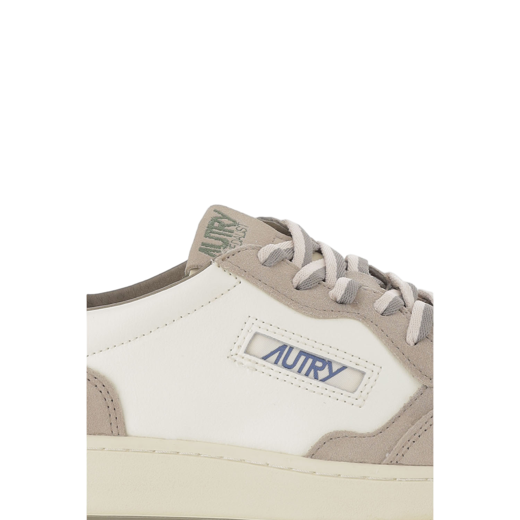 Medalist Low Leather Sneakers With Embossed Logo