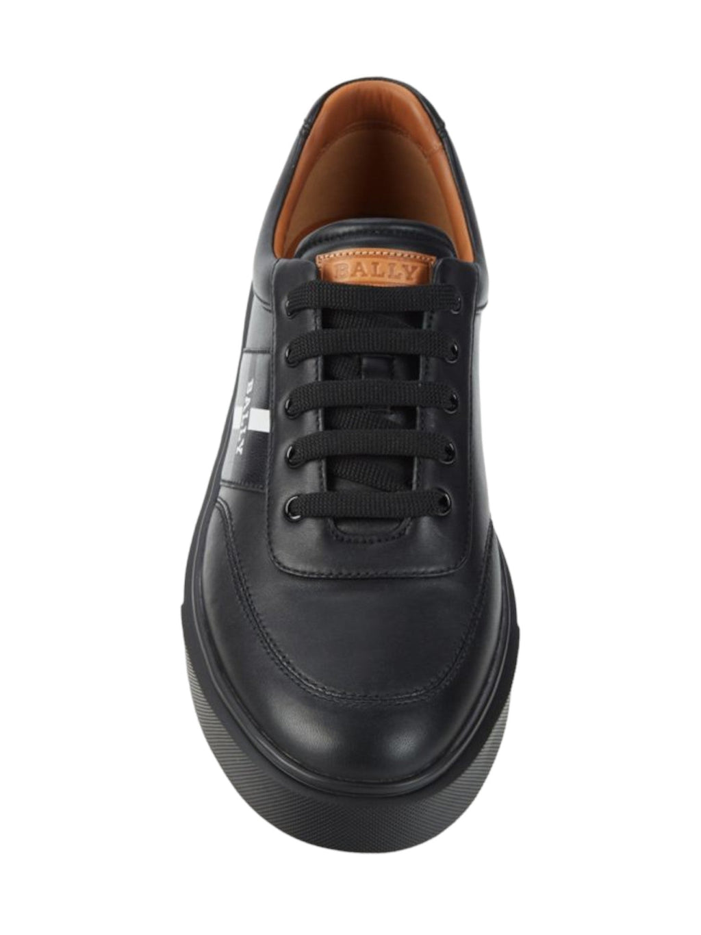 Bally Coby 6310056 Men's Black Lamb Leather Sneakers