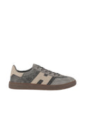 Cool Suede Calfskin Low-Top Sneakers
