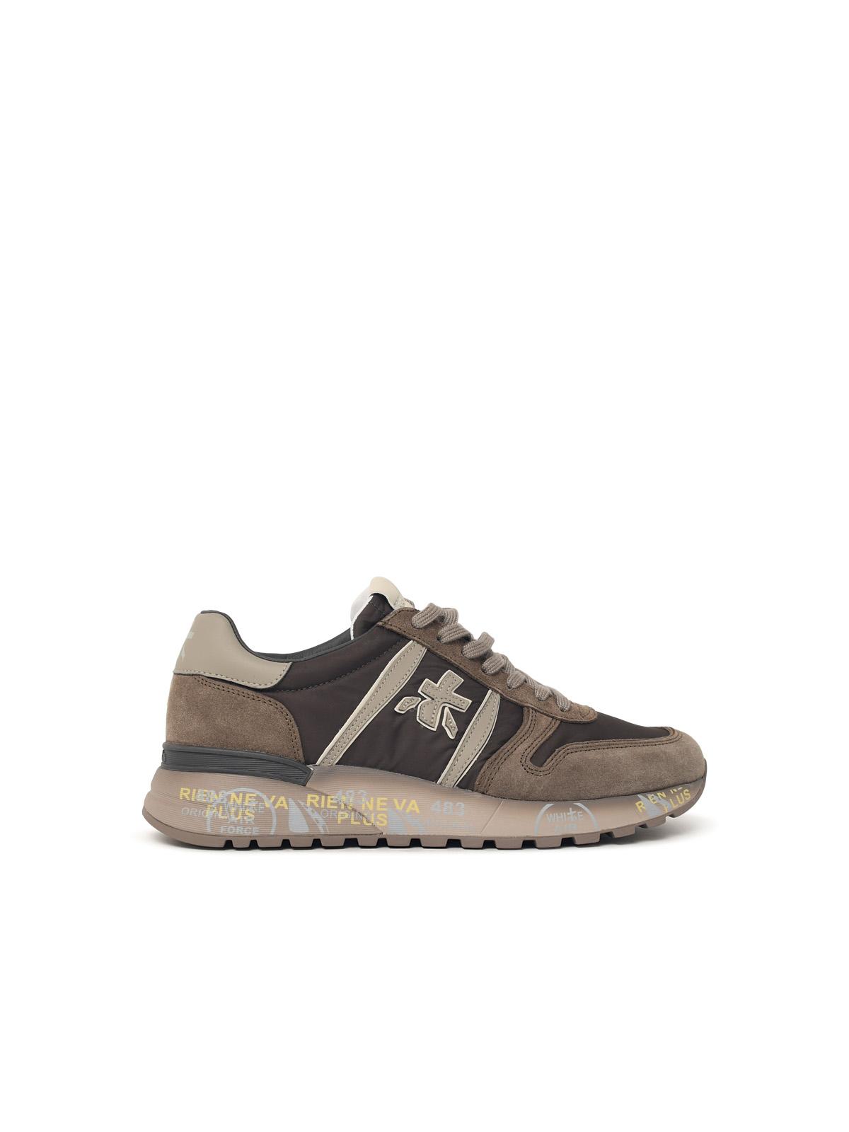 'Lander 8410' Brown Suede Sneakers