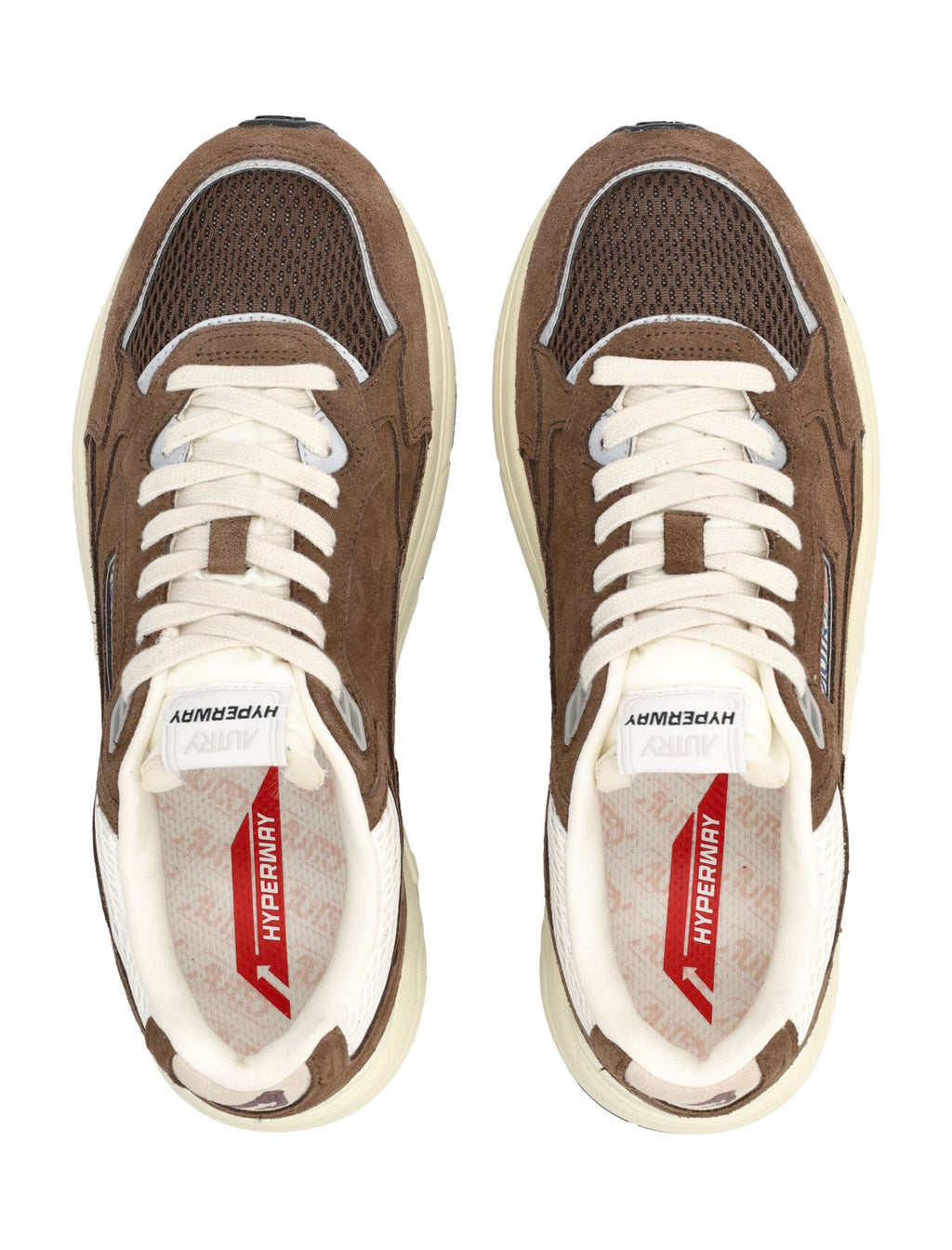 Dynamic Suede and Mesh Sneakers with Action Cush Technology