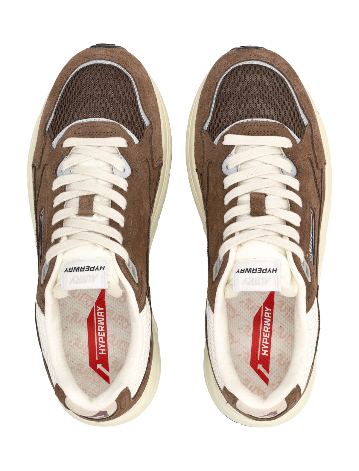 Dynamic Suede and Mesh Sneakers with Action Cush Technology