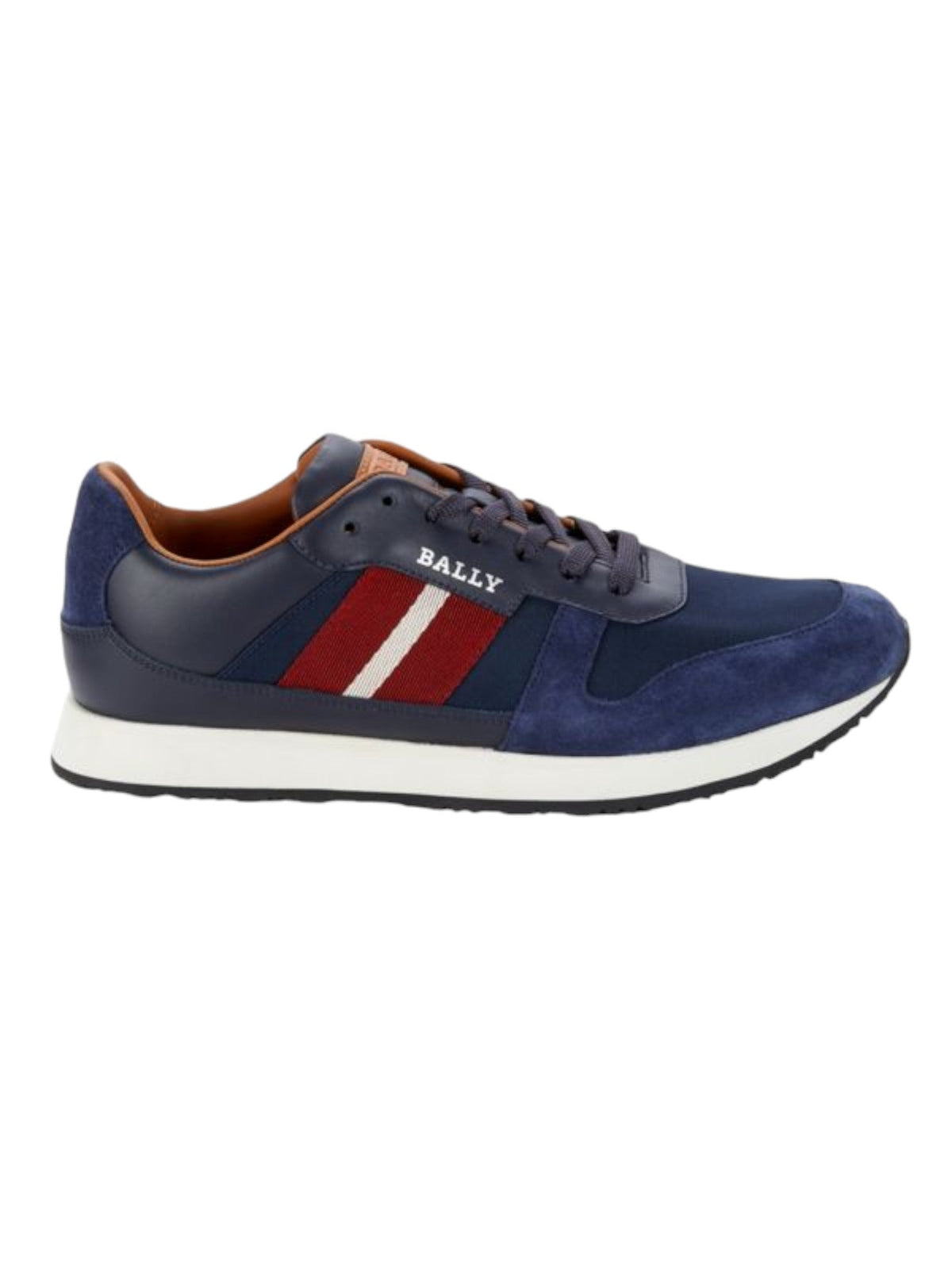 Bally Sprinter Men's 6238403 Blue Leather Suede Sneakers
