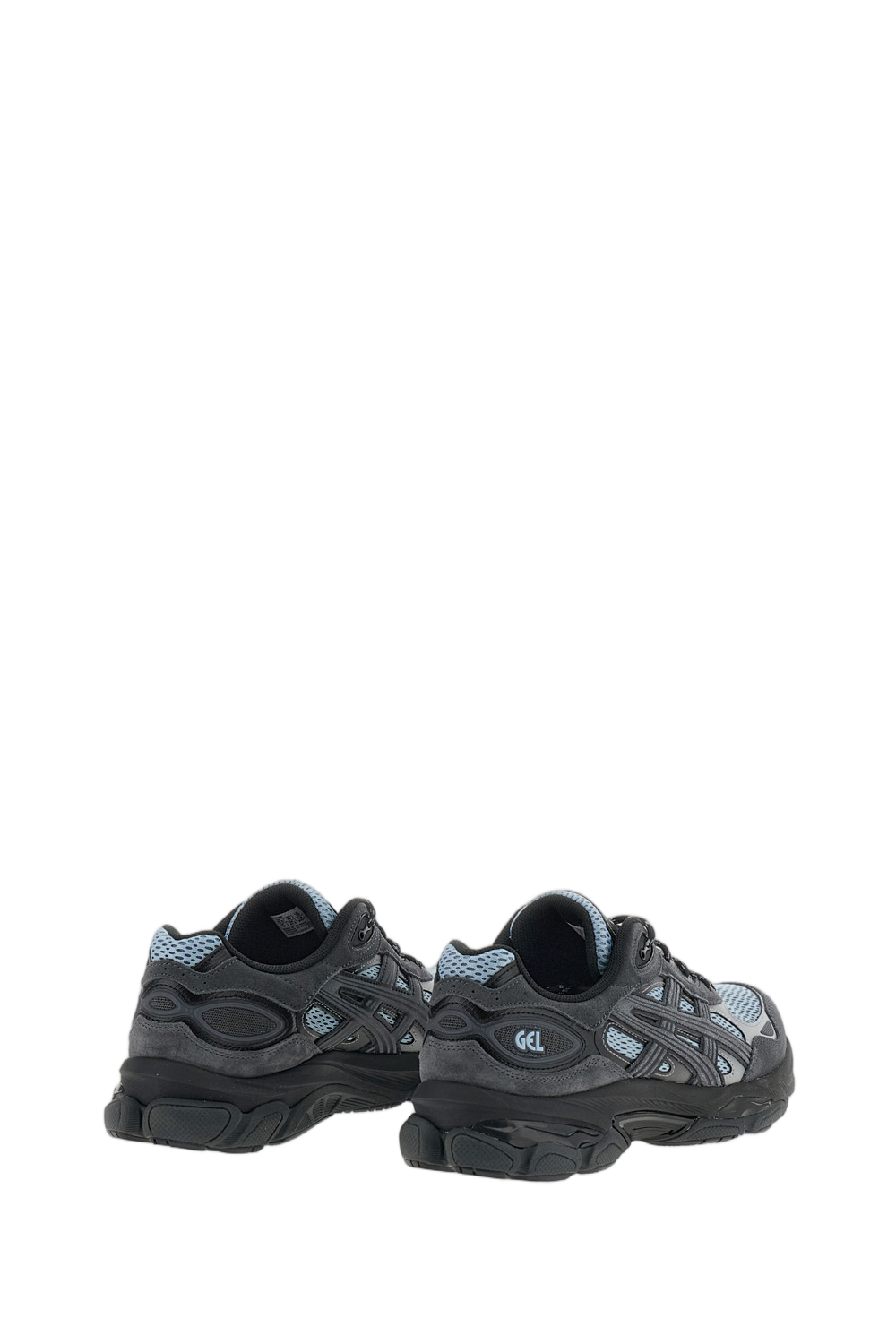 Blue Gel-NYC 2.0 Suede Mesh Low-Top Sneakers