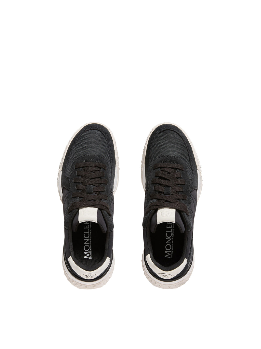 City Trek Black Low-Top Polyamide Sneakers