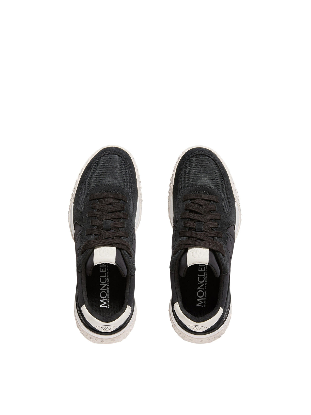 City Trek Black Low-Top Polyamide Sneakers