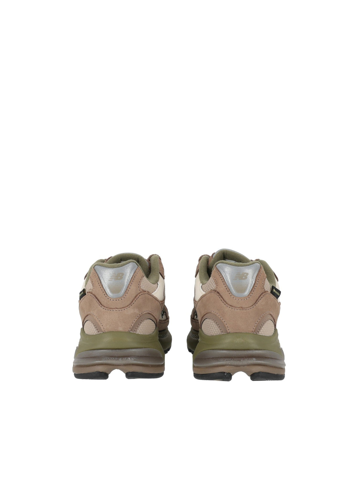 Light Mushroom Nubuck Mesh Sneakers