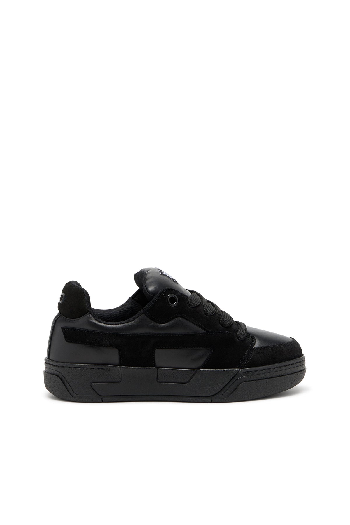 D-Ollie-Monochrome sneakers in suede and leather