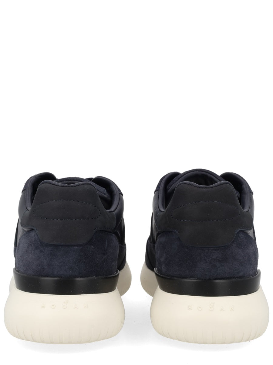 Blue Suede Sneaker Calfskin Mutton Sneakers