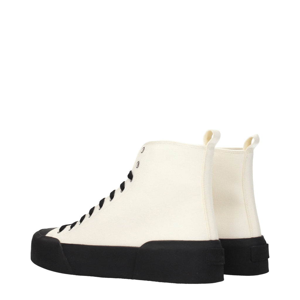Jil Sander Fabric High Top Men's Sneakers