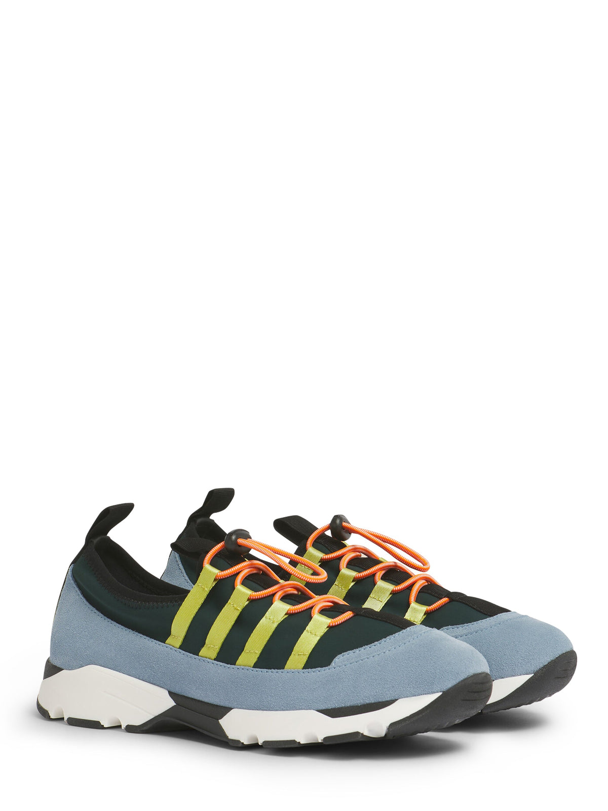 Low-Profile Sneakers with Bold Color Accents